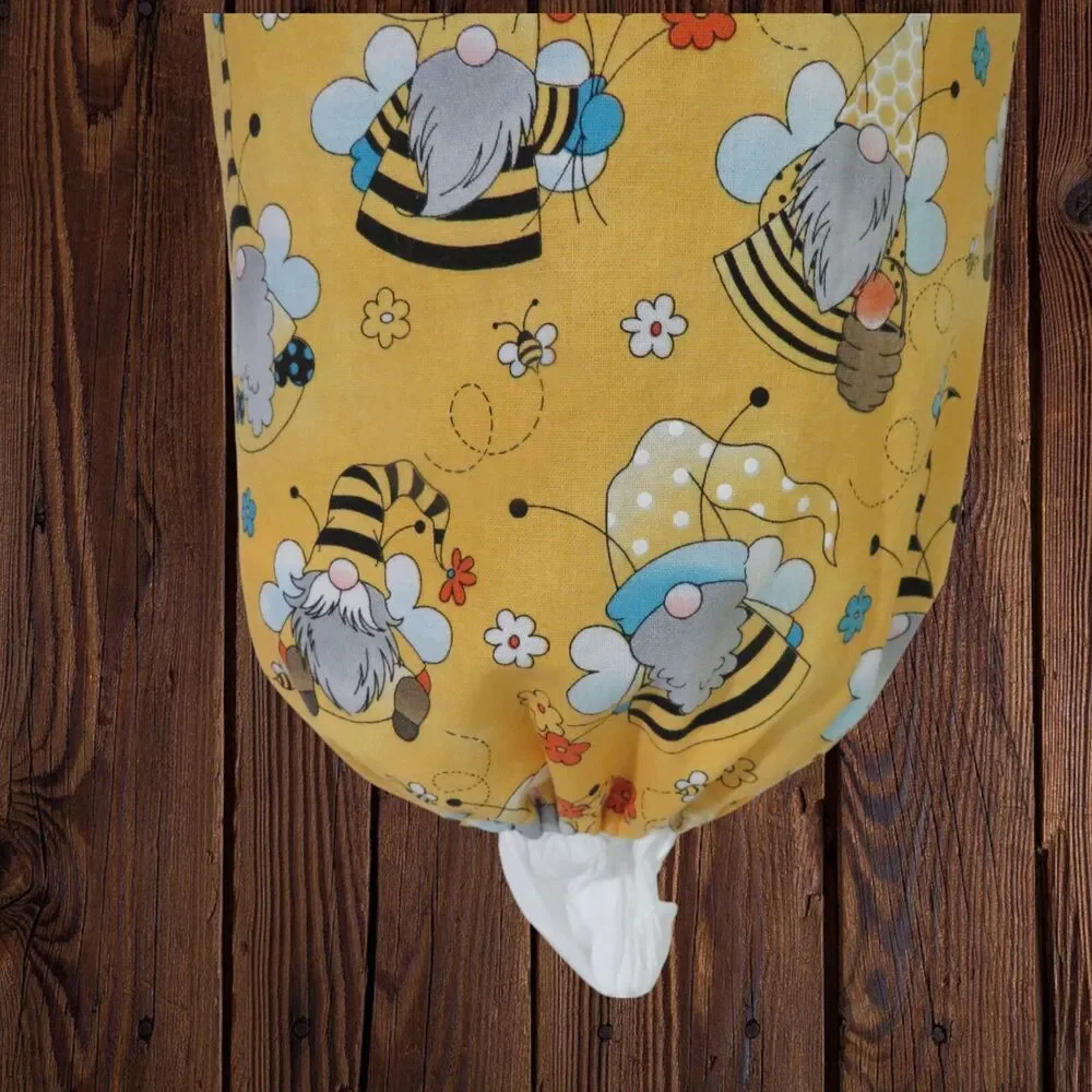 Plastic Bag Holder Bee Gnome Shopping Bag Dispenser